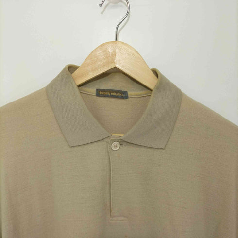 イッセイミヤケメン ISSEY MIYAKE MEN 1987年 Archive 筆タグ カシミヤ混 ウール 1Bロングスリーブシャツ メンズ JPN:XL