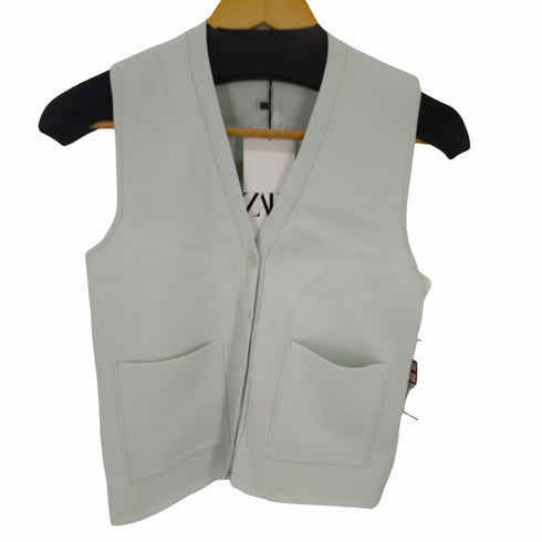 ザラ ZARA Buttoned Knit Vest レディース import:M