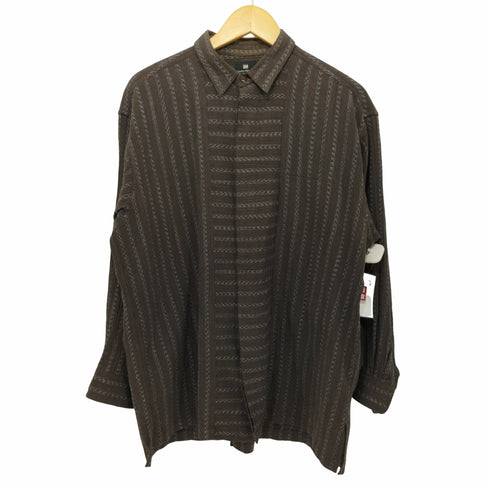イッセイミヤケ im ISSEY MIYAKE 90S HAMILTON期 フライフロント ロングスリーブシャツ メンズ JPN:L