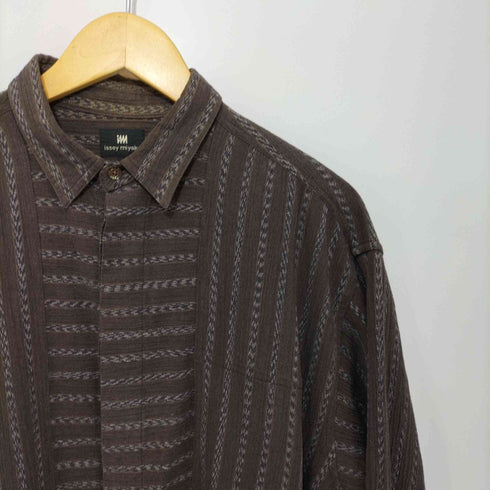 イッセイミヤケ im ISSEY MIYAKE 90S HAMILTON期 フライフロント ロングスリーブシャツ メンズ JPN:L