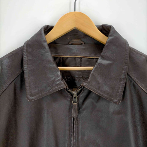 セントジョンズベイ ST.JOHNS BAY レザーラグランジャケット メンズ import:L