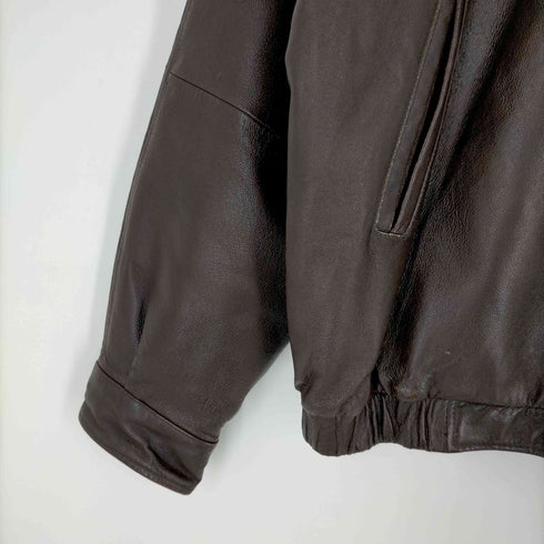 セントジョンズベイ ST.JOHNS BAY レザーラグランジャケット メンズ import:L