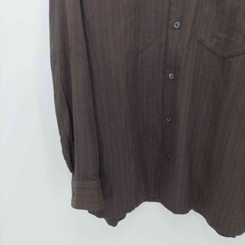 イッセイミヤケ ISSEY MIYAKE 2008AW ステッチストライプ コットンロングスリーブシャツ メンズ JPN:3