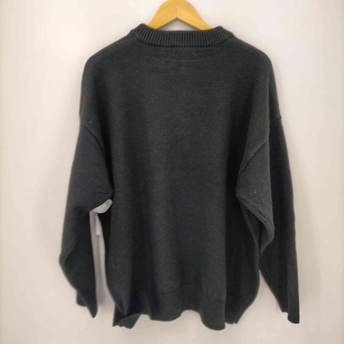 フリークスストア FREAKS STORE 23AW ビッグシルエット イージーケア ウォッシャブル ヘンリーネックニット メンズ JPN:S