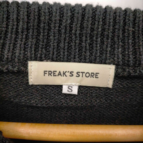 フリークスストア FREAKS STORE 23AW ビッグシルエット イージーケア ウォッシャブル ヘンリーネックニット メンズ JPN:S