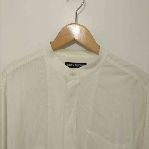 イッセイミヤケ ISSEY MIYAKE 2008AW Archive コットンバンドカラーシャツ メンズ JPN:3