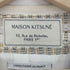 メゾンキツネ maison kitsune ツイード ノーカラージャケット レディース JPN:36
