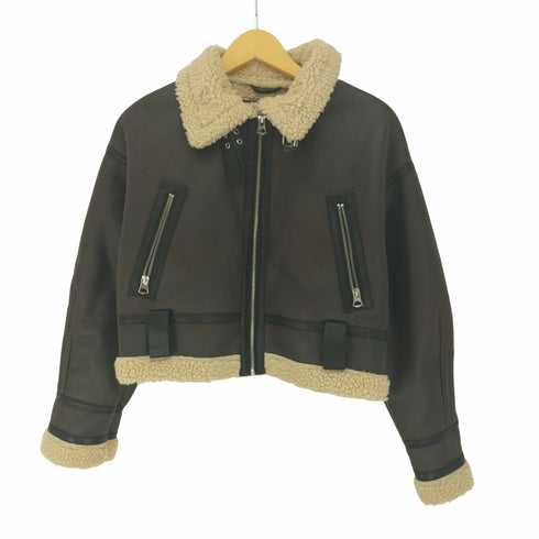 ザラ ZARA ダブルフェイス ショートジャケット レディース import:S
