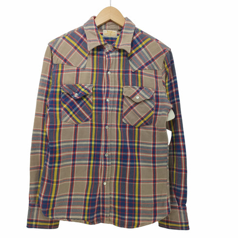 リー Lee チェック柄ウエスタンネルシャツ メンズ import:M