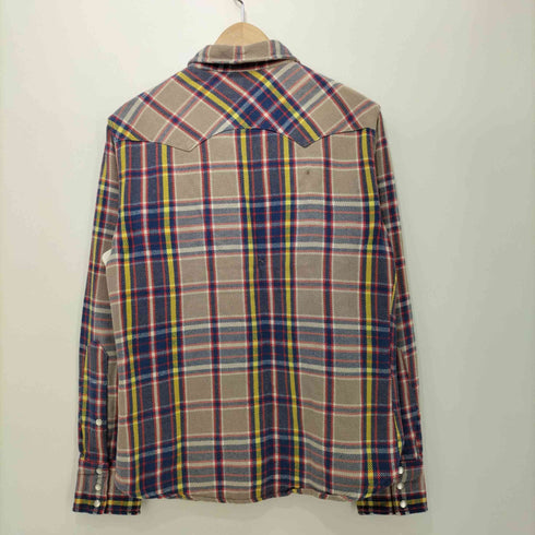 リー Lee チェック柄ウエスタンネルシャツ メンズ import:M