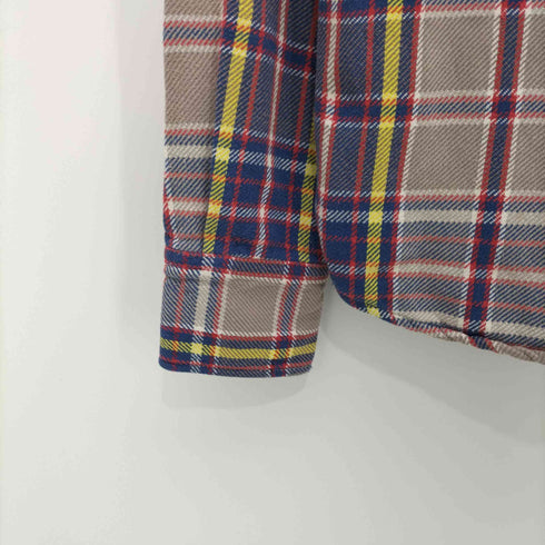 リー Lee チェック柄ウエスタンネルシャツ メンズ import:M