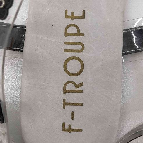 エフトゥループ F-TROUPE ハートデザイン クリアサンダル レディース 41