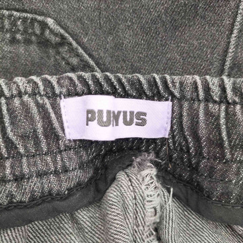 プニュズ PUNYUS ブラックデニムカーゴパンツ メンズ JPN:2