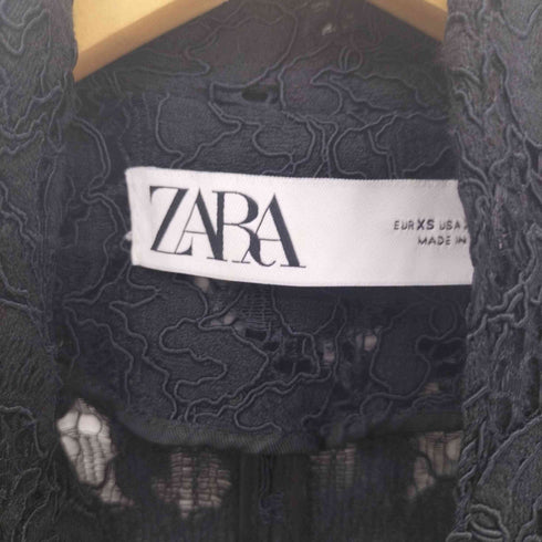 ザラ ZARA レース ダブルジャケット レディース import:XS