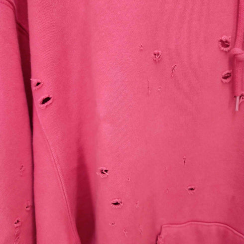 ビームス BEAMS ルーズフィット ダメージ フーディー メンズ JPN:M