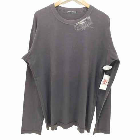 イッセイミヤケ ISSEY MIYAKE 2007AW 全面プリント クルーネックロングスリーブTシャツ メンズ JPN:4