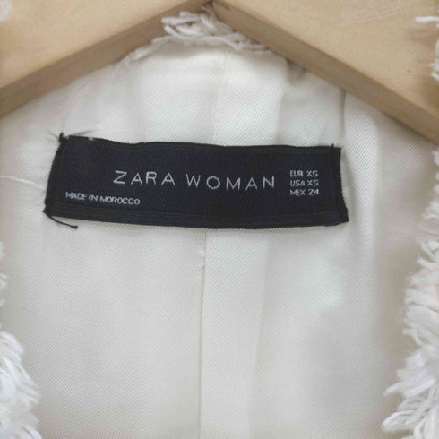 ザラ ZARA ジャガード テーラードジャケット レディース import:XS