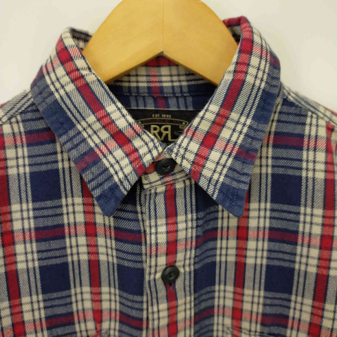 ダブルアールエル ラルフローレン RRL RALPH LAUREN フランネルチェックシャツ メンズ JPN:S