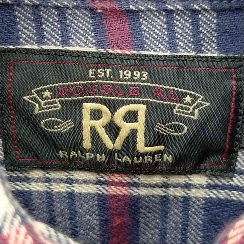 ダブルアールエル ラルフローレン RRL RALPH LAUREN フランネルチェックシャツ メンズ JPN:S