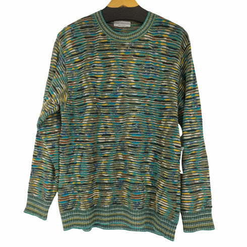 フルギ fantasie di settembre 90S アクリルコットン 総柄ニット メンズ 50