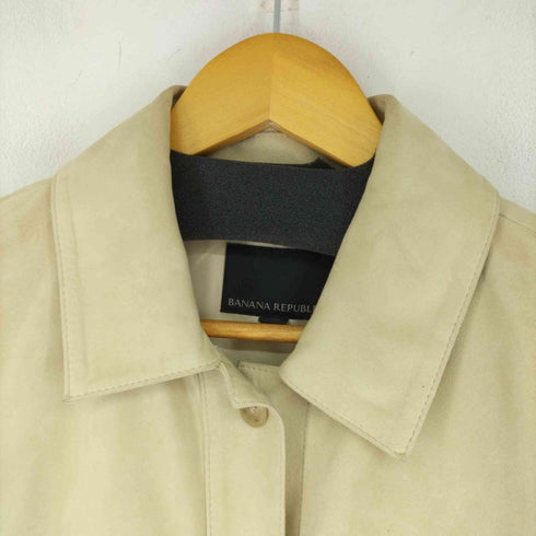 バナナリパブリック BANANA REPUBLIC SUEDE SHACKET スエードシャツジャケット レディース JPN:L
