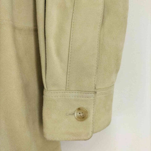 バナナリパブリック BANANA REPUBLIC SUEDE SHACKET スエードシャツジャケット レディース JPN:L