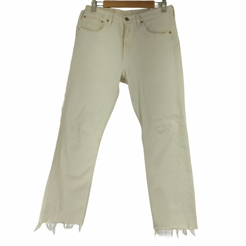 リーバイス Levis 90-00S MADE IN USA 501 ホワイトデニム SanBenito工場 ボタン裏553 メンズ 32/34