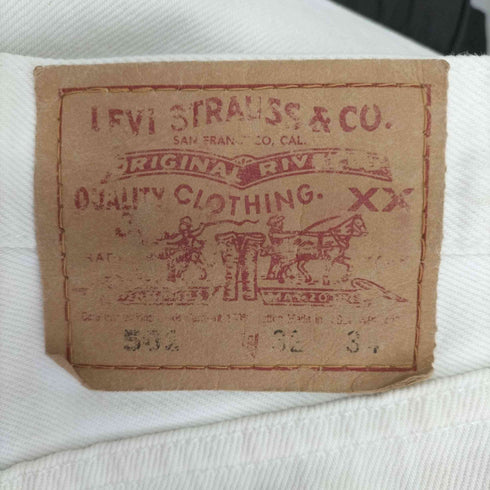 リーバイス Levis 90-00S MADE IN USA 501 ホワイトデニム SanBenito工場 ボタン裏553 メンズ 32/34