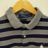 ポロラルフローレン POLO RALPH LAUREN COSTOM FIT ビッグポニー刺繍 ボーダーショートスリーブポロシャツ メンズ import:XL