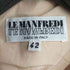 LE MANFREDI MADE IN ITALY シルクリネン ダブルブレスト スカートセット S/S テーラードジャケット レディース EUR:42