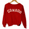 40S~ CANADA フェルト RUDY チェーンステッチ セットインスリーブ VINTAGE スウェット メンズ