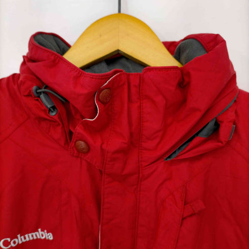 コロンビア Columbia ロゴ刺繍 ナイロンパデッドジャケット メンズ import:M