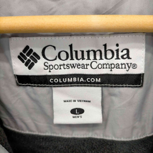コロンビア Columbia Waterproof ロゴ刺繍 ナイロンシェルジャケット メンズ import:L