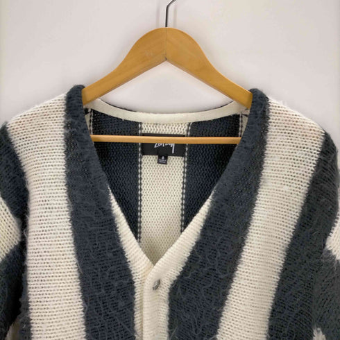 ステューシー Stussy Stripe Brushed Cardigan メンズ JPN:S