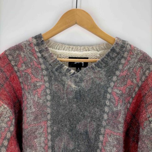 ステューシー Stussy MIXED PRINT ALPACA SWEATER メンズ JPN:S