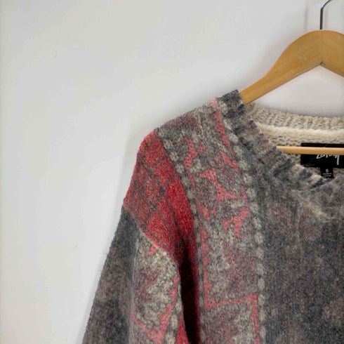 ステューシー Stussy MIXED PRINT ALPACA SWEATER メンズ JPN:S
