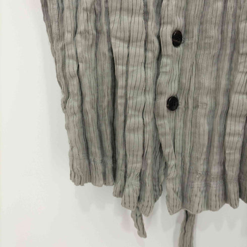 イッセイミヤケ ISSEY MIYAKE 2006SS Archive シワ加工 プリーツベスト メンズ JPN:1