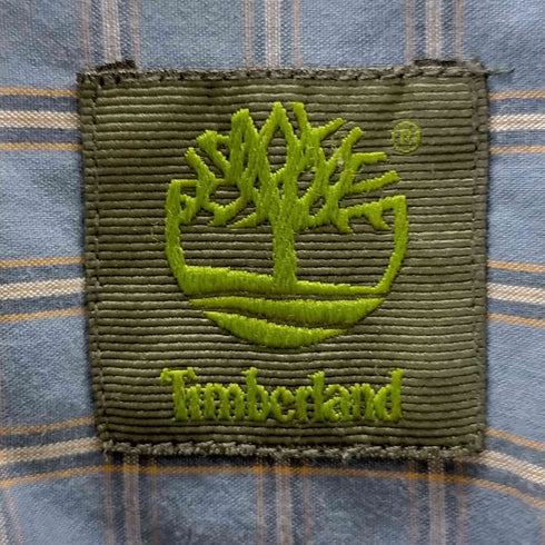 ティンバーランド Timberland 00s チェック柄レギュラーカラーシャツ メンズ JPN:L