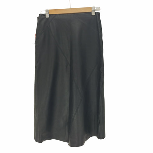 ダナキャランニューヨーク DKNY ラムレザー ロングスカート レディース JPN:2