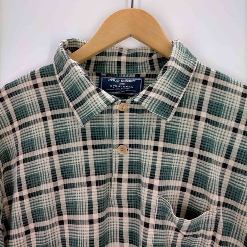 ポロスポーツラルフローレン POLO SPORT RALPH LAUREN SPORTSMAN チェック柄ポロシャツ メンズ LL