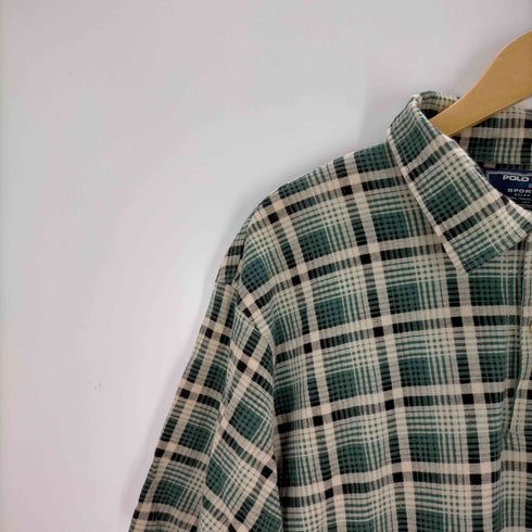ポロスポーツラルフローレン POLO SPORT RALPH LAUREN SPORTSMAN チェック柄ポロシャツ メンズ LL