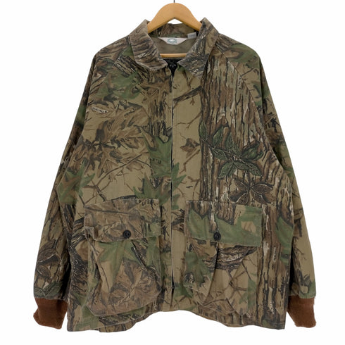 an american tradition USA製 リアルツリー ジップアップブルゾン メンズ JPN:XL