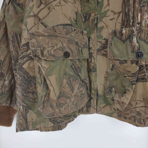 an american tradition USA製 リアルツリー ジップアップブルゾン メンズ JPN:XL