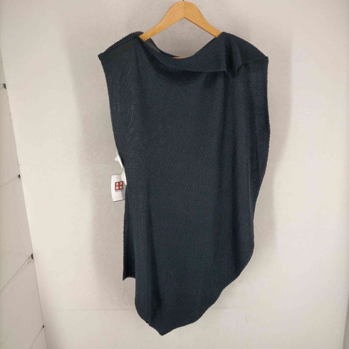 イッセイミヤケミー ISSEY MIYAKE me 24SS SECTOR KNIT STRETCH PLEATS レディース