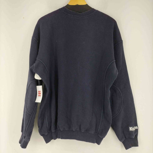 カッパ Kappa 90-00s エルボーパッチ フロントロゴ スウェット メンズ JPN:L