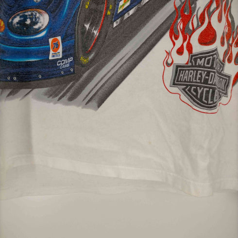 チェイス CHASE 90s USA製 レーシングプリントTシャツ メンズ JPN:L