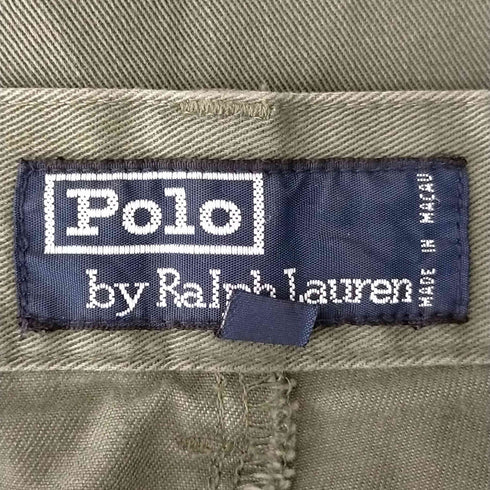 ポロバイラルフローレン Polo by RALPH LAUREN 90s マカオ製 POLO CHINO 2タックパンツ メンズ 32