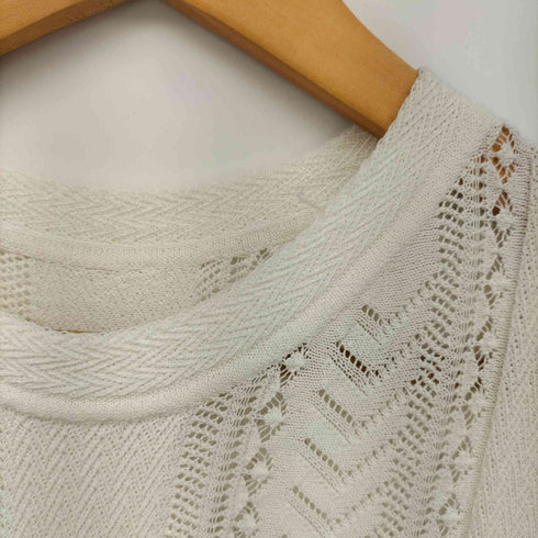 エメル リファインズ EMMEL REFINES レース ニット S/S ワンピース レディース