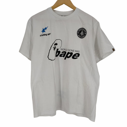 アベイシングエイプ A BATHING APE SOCCER TEE メンズ JPN:L