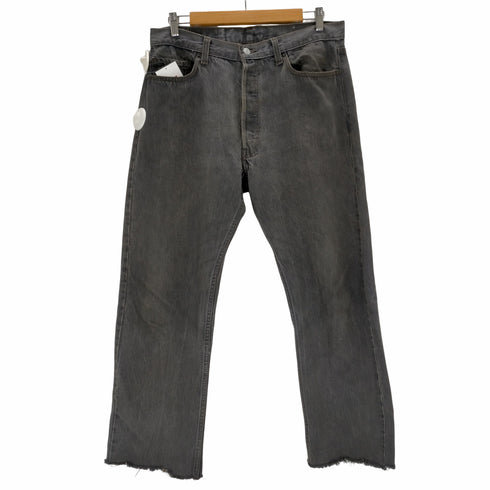 リーバイス Levis 80s 501-0658 刻印653 USA製 先染め ブラックデニムパンツ メンズ 36X32